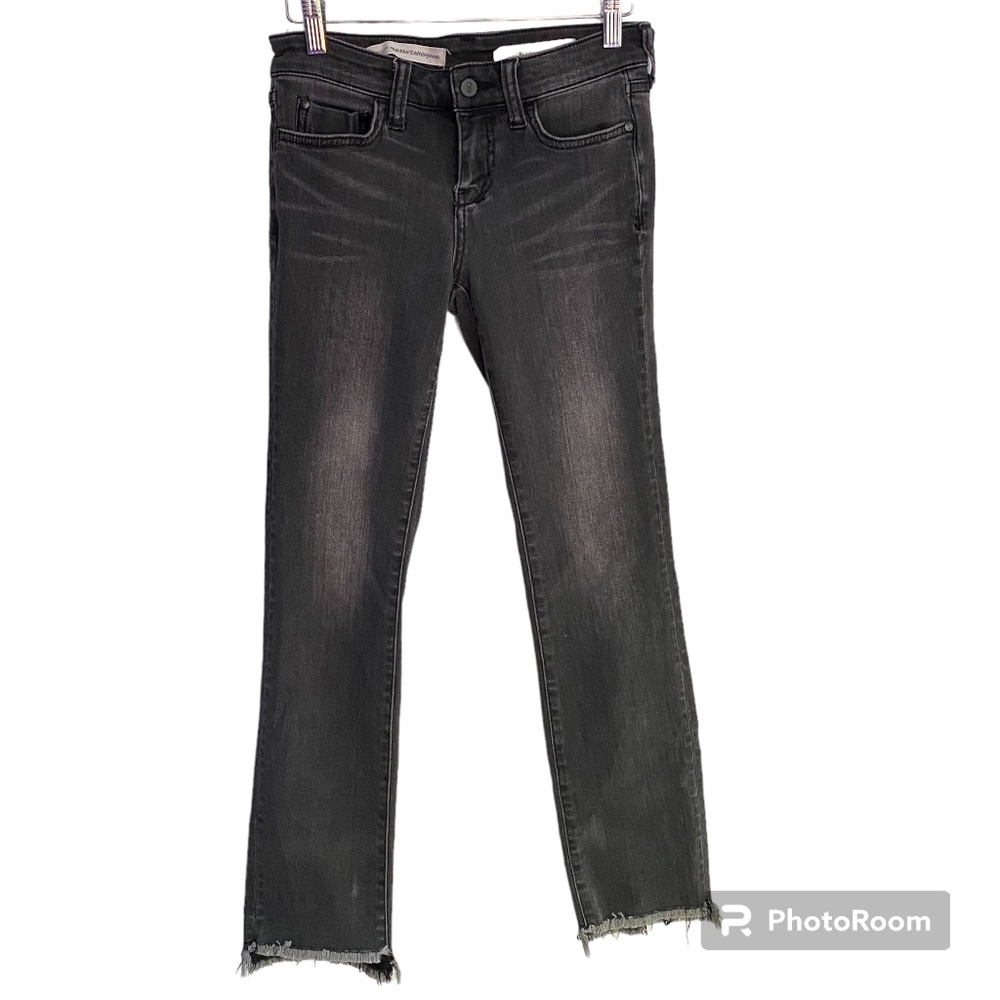 Anthropologie Pilcro & The Letterpress Parallel Mid-Rise Straight Jeans Gray 25
